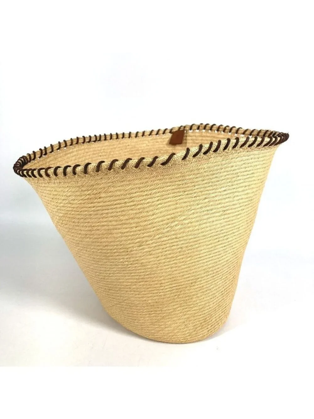 Hermes Basket Pouch Hemp Beige